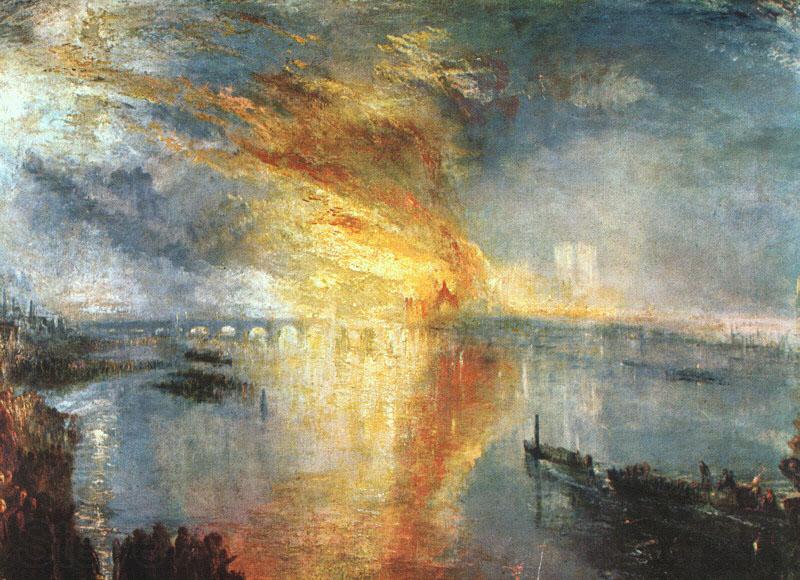 Joseph Mallord William Turner The Burning of the Houses of Parliament